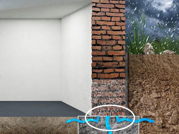 Injektion im Mauerwerk